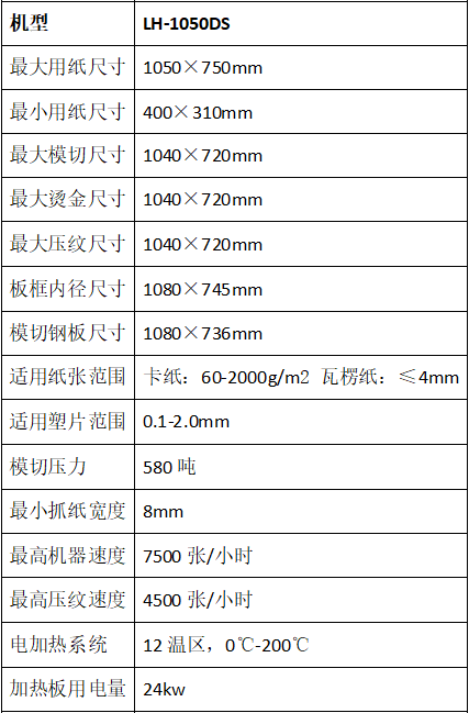 LH-1050DS全自動清廢深壓紋模切機(jī)